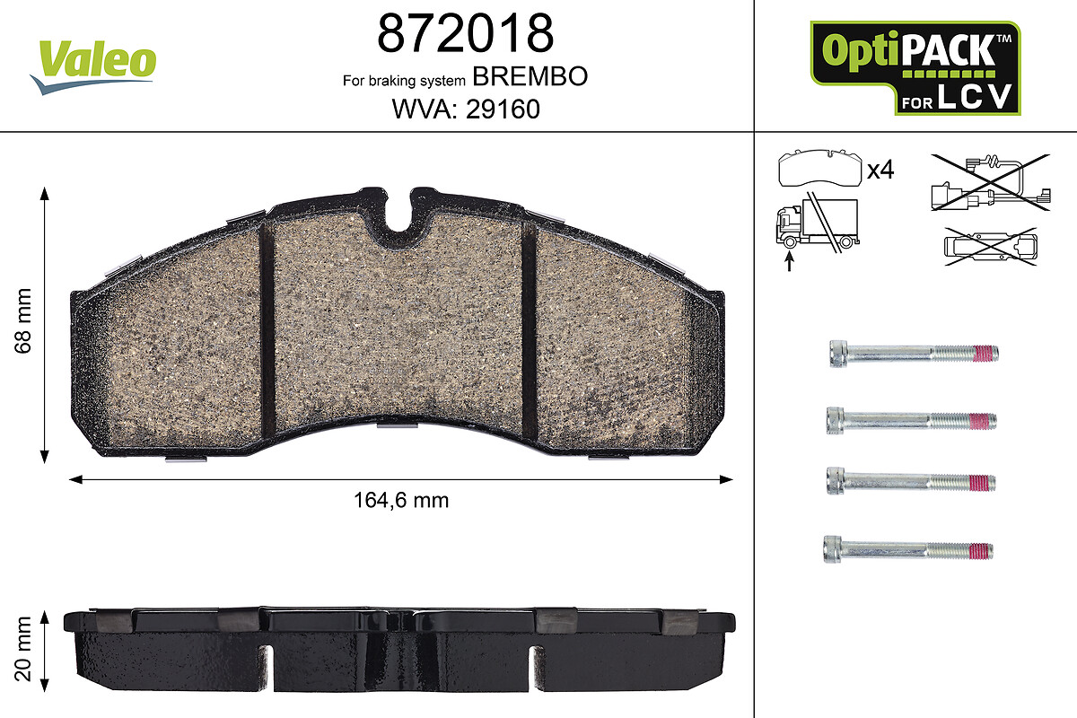LCV BRAKE PADS IVECO DAILY III